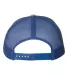 Richardson Hats 112 Adjustable Snapback Trucker Ca in Heather grey/ royal back view