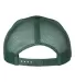 Richardson Hats 112 Adjustable Snapback Trucker Ca in Dark green back view