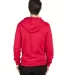 Threadfast Apparel 320Z Unisex Ultimate Fleece Ful RED back view