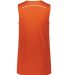 Augusta Sportswear 1688 Girls' Rover Jersey in Orange/ white back view