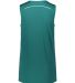 Augusta Sportswear 1688 Girls' Rover Jersey in Teal/ white back view