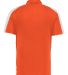Augusta Sportswear 5028 Two-Tone Vital Polo in Orange/ white back view