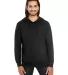 Threadfast Apparel 321H Unisex Triblend French Ter BLACK SOLID front view