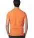 Threadfast Apparel 100A Unisex Ultimate T-Shirt in Bright orange back view