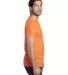Threadfast Apparel 100A Unisex Ultimate T-Shirt in Bright orange side view