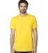 Threadfast Apparel 100A Unisex Ultimate T-Shirt in Bright yellow front view