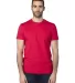 Threadfast Apparel 100A Unisex Ultimate T-Shirt in Red front view