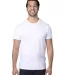 Threadfast Apparel 100A Unisex Ultimate T-Shirt in White front view