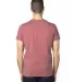 Threadfast Apparel 100A Unisex Ultimate T-Shirt in Maroon heather back view