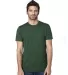 Threadfast Apparel 100A Unisex Ultimate T-Shirt in Forest green front view