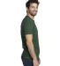 Threadfast Apparel 100A Unisex Ultimate T-Shirt in Forest green side view