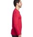 Threadfast Apparel 100LS Unisex Ultimate Long-Slee in Red side view