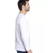 Threadfast Apparel 100LS Unisex Ultimate Long-Slee WHITE side view