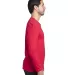 Threadfast Apparel 100LS Unisex Ultimate Long-Slee RED side view