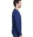 Threadfast Apparel 100LS Unisex Ultimate Long-Slee NAVY side view