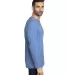 Threadfast Apparel 100LS Unisex Ultimate Long-Slee ROYAL HEATHER side view