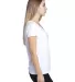 Threadfast Apparel 200RV Ladies' Ultimate V-Neck T WHITE side view
