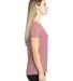 Threadfast Apparel 200RV Ladies' Ultimate V-Neck T MAROON HEATHER side view