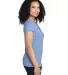 Threadfast Apparel 200RV Ladies' Ultimate V-Neck T ROYAL HEATHER side view