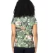 Threadfast Apparel 200RV Ladies' Ultimate V-Neck T TROPICAL JUNGLE back view