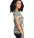 Threadfast Apparel 200RV Ladies' Ultimate V-Neck T TROPICAL JUNGLE side view