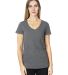 Threadfast Apparel 200RV Ladies' Ultimate V-Neck T in Charcoal