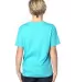 Threadfast Apparel 600A Youth Ultimate T-Shirt PACIFIC BLUE back view