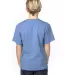 Threadfast Apparel 600A Youth Ultimate T-Shirt ROYAL HEATHER back view