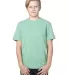 Threadfast Apparel 602A Youth Triblend T-Shirt GREEN TRIBLEND front view