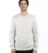 Threadfast Apparel 320C Unisex Ultimate Crewneck S OATMEAL HEATHER front view
