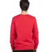 Threadfast Apparel 320C Unisex Ultimate Crewneck S RED back view