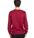 Threadfast Apparel 320C Unisex Ultimate Crewneck S BURGUNDY back view