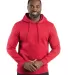Threadfast Apparel 320H Unisex Ultimate Fleece Pul RED front view