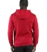 Threadfast Apparel 320H Unisex Ultimate Fleece Pul RED back view