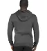Threadfast Apparel 320H Unisex Ultimate Fleece Pul CHARCOAL HEATHER back view