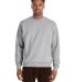 Hanes RS160 Adult Perfect Sweats Crewneck Sweatshi Light Steel front view