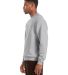 Hanes RS160 Adult Perfect Sweats Crewneck Sweatshi Light Steel side view