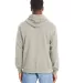 Hanes RS170 Adult Perfect Sweats Pullover Hooded S Sand back view