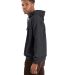 Hanes RS170 Adult Perfect Sweats Pullover Hooded S Charcoal Heather side view