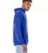 Hanes RS170 Adult Perfect Sweats Pullover Hooded S Deep Royal side view