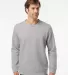 Adidas Golf Clothing A434 Fleece Crewneck Sweatshi Grey Heather front view