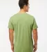 M&O Knits 6500M Unisex Vintage Garment-Dyed T-Shir in Aloe back view