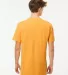 M&O Knits 6500M Unisex Vintage Garment-Dyed T-Shir in Citrus back view