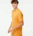 M&O Knits 6500M Unisex Vintage Garment-Dyed T-Shir in Citrus side view