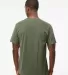 M&O Knits 6500M Unisex Vintage Garment-Dyed T-Shir in Monterey sage back view