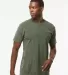 M&O Knits 6500M Unisex Vintage Garment-Dyed T-Shir in Monterey sage front view