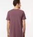 M&O Knits 6500M Unisex Vintage Garment-Dyed T-Shir in Vineyard back view