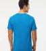 M&O Knits 4800 Gold Soft Touch T-Shirt in Turquoise back view