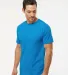 M&O Knits 4800 Gold Soft Touch T-Shirt in Turquoise side view