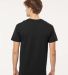 M&O Knits 4800 Gold Soft Touch T-Shirt in Black back view